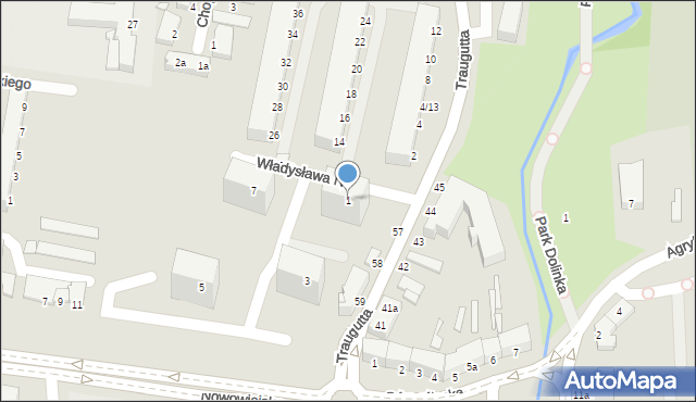 Elbląg, Władysława IV, 1, mapa Elbląga