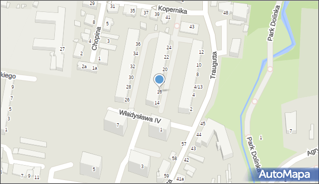 Elbląg, Władysława IV, 16, mapa Elbląga