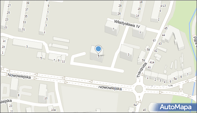 Elbląg, Władysława IV, 5, mapa Elbląga