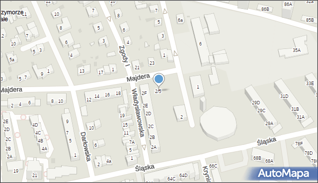 Gdańsk, Władysławowska, 2/5, mapa Gdańska