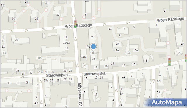 Gdynia, Władysława IV, 13, mapa Gdyni