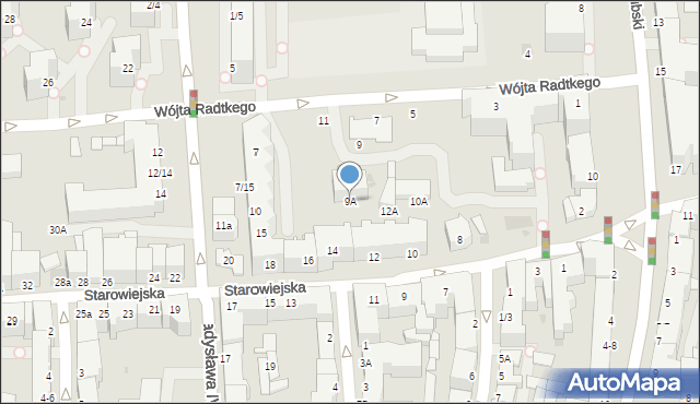 Gdynia, Władysława IV, 9A, mapa Gdyni