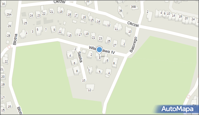 Gorzów Wielkopolski, Władysława IV, 4, mapa Gorzów Wielkopolski