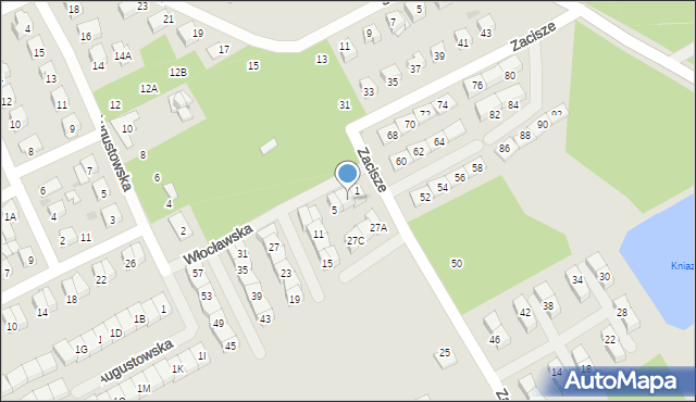 Grodzisk Mazowiecki, Włocławska, 3, mapa Grodzisk Mazowiecki