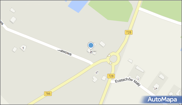 Łopuszno, Włoszczowska, 45, mapa Łopuszno