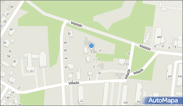 Łowicz, Włada Franciszka, gen., 9, mapa Łowicza
