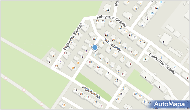 Lubań, Władysława Warneńczyka, 1, mapa Lubań