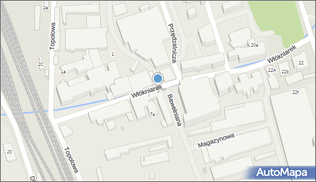 Nowa Sól, Włókniarek, 5, mapa Nowa Sól