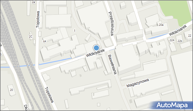 Nowa Sól, Włókniarek, 7, mapa Nowa Sól