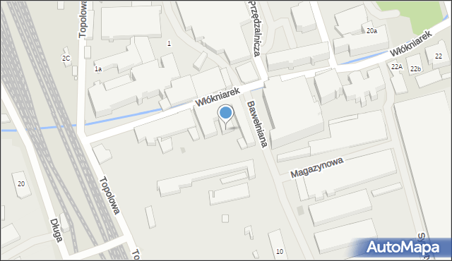 Nowa Sól, Włókniarek, 7a, mapa Nowa Sól