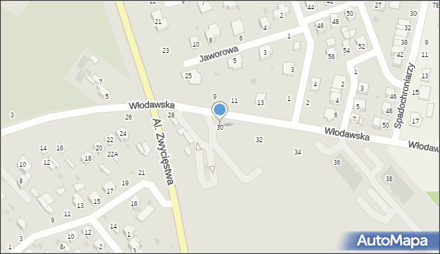 Parczew, Włodawska, 30, mapa Parczew