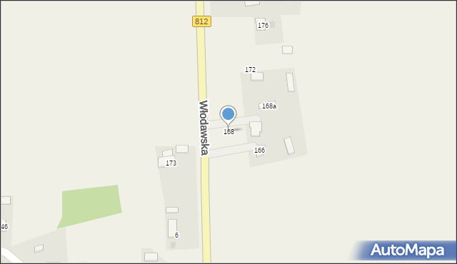 Parypse, Włodawska, 168, mapa Parypse