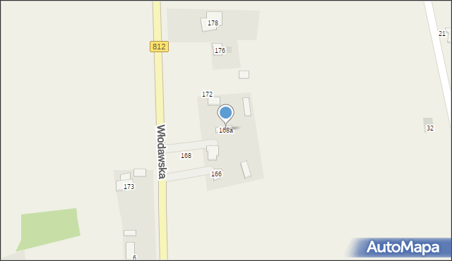 Parypse, Włodawska, 168a, mapa Parypse