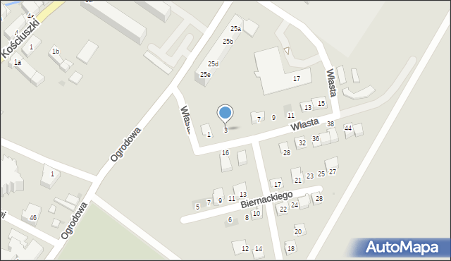 Pieszyce, Własta Piotra, 3, mapa Pieszyce