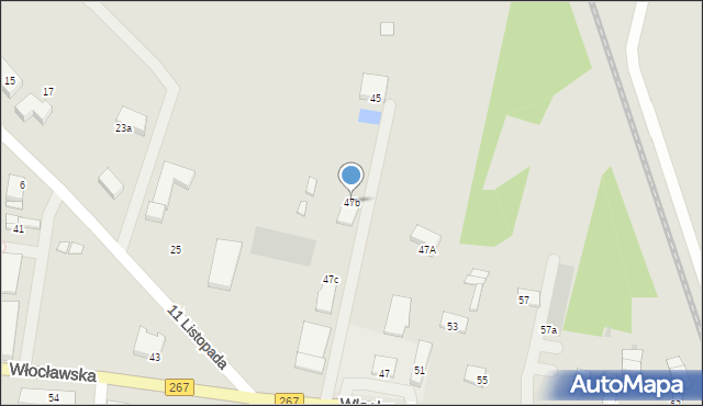 Piotrków Kujawski, Włocławska, 47b, mapa Piotrków Kujawski