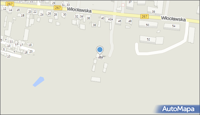 Piotrków Kujawski, Włocławska, 48a, mapa Piotrków Kujawski