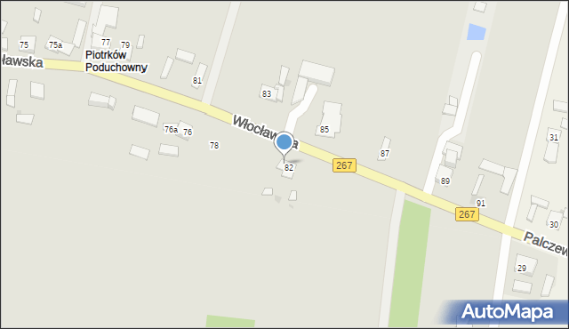 Piotrków Kujawski, Włocławska, 72, mapa Piotrków Kujawski