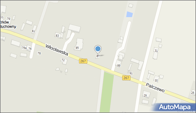 Piotrków Kujawski, Włocławska, 87, mapa Piotrków Kujawski