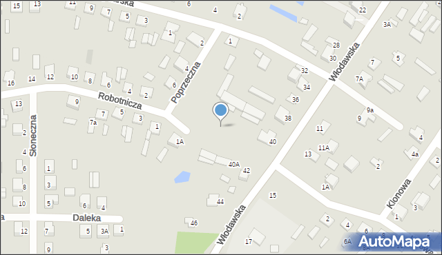 Piszczac, Włodawska, 40b, mapa Piszczac