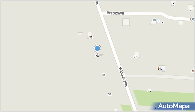 Piszczac, Włodawska, 54, mapa Piszczac