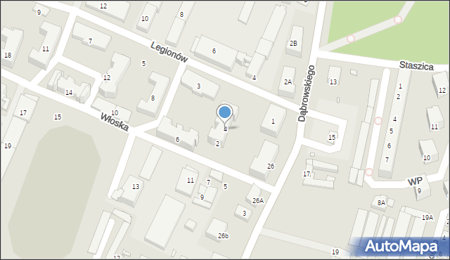 Prudnik, Włoska, 4, mapa Prudnik