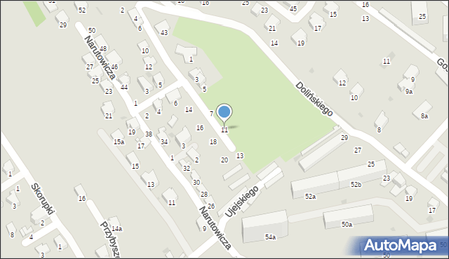 Przemyśl, Władysława Warneńczyka, 11, mapa Przemyśla