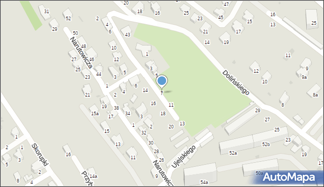 Przemyśl, Władysława Warneńczyka, 7, mapa Przemyśla