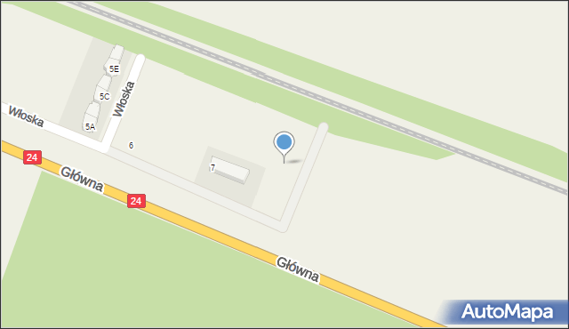 Przytoczna, Włoska, 15, mapa Przytoczna