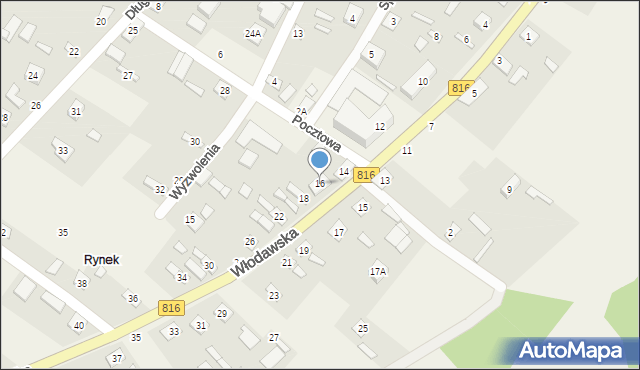 Sławatycze, Włodawska, 16, mapa Sławatycze