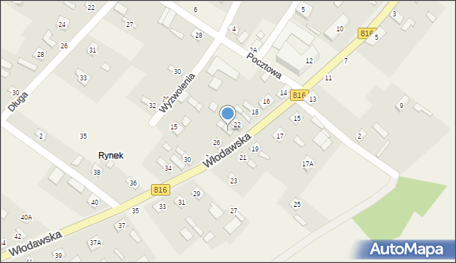 Sławatycze, Włodawska, 24, mapa Sławatycze