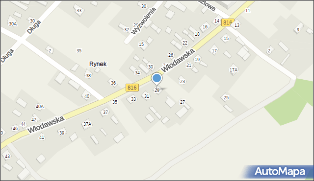 Sławatycze, Włodawska, 29, mapa Sławatycze