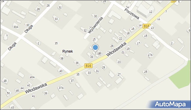 Sławatycze, Włodawska, 32, mapa Sławatycze
