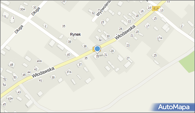 Sławatycze, Włodawska, 33, mapa Sławatycze