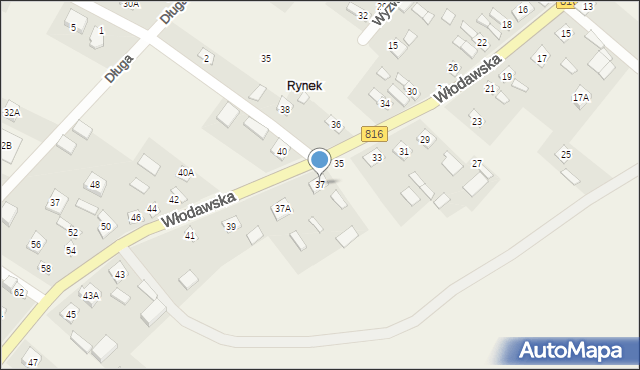 Sławatycze, Włodawska, 37, mapa Sławatycze
