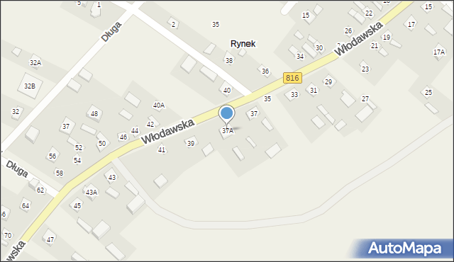 Sławatycze, Włodawska, 37A, mapa Sławatycze