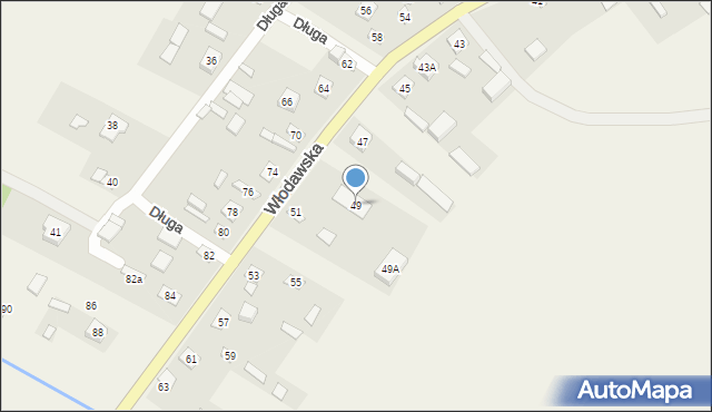 Sławatycze, Włodawska, 49, mapa Sławatycze