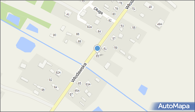 Sławatycze, Włodawska, 63, mapa Sławatycze