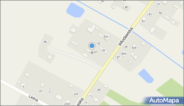 Sławatycze, Włodawska, 96, mapa Sławatycze