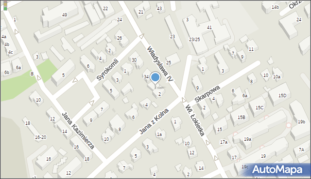 Sopot, Władysława IV, 36, mapa Sopotu