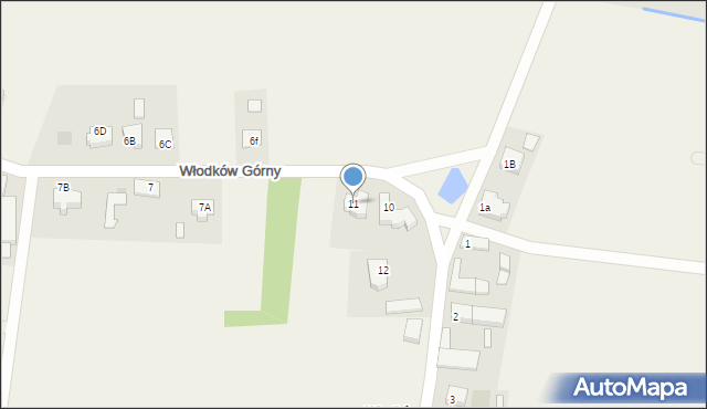Stara Góra, Włodków Górny, 11, mapa Stara Góra