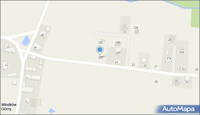 Stara Góra, Włodków Górny, 19D, mapa Stara Góra