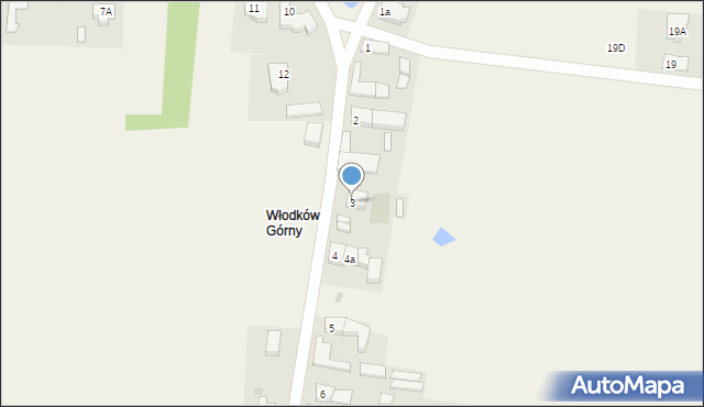Stara Góra, Włodków Górny, 3, mapa Stara Góra