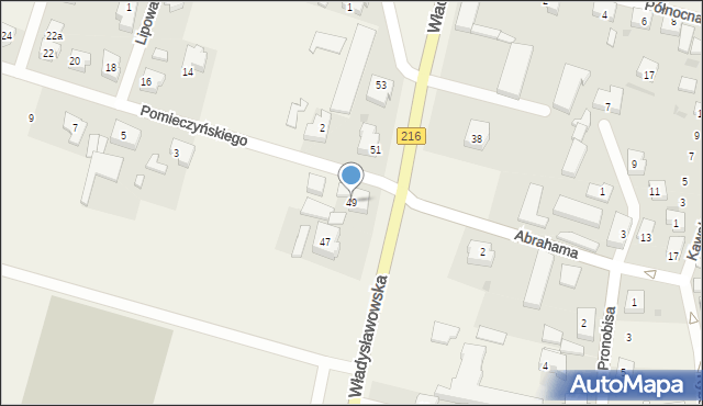 Swarzewo, Władysławowska, 49, mapa Swarzewo