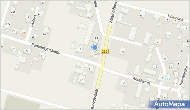 Swarzewo, Władysławowska, 51, mapa Swarzewo