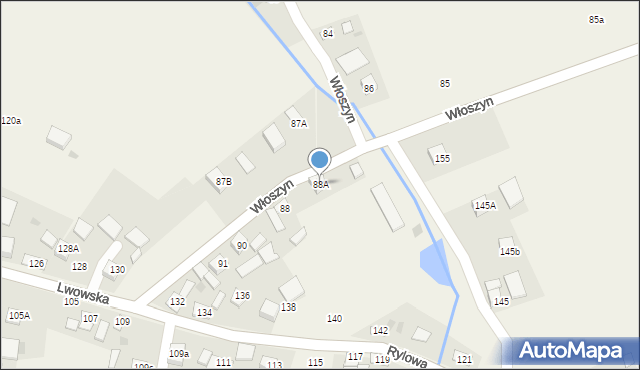 Szczurowa, Włoszyn, 88A, mapa Szczurowa