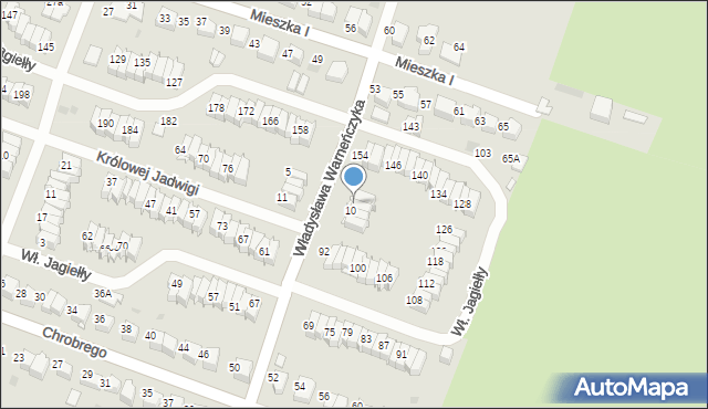 Tarnów, Władysława Warneńczyka, 8, mapa Tarnów