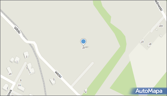 Warszawa, Włóki, 10, mapa Warszawy