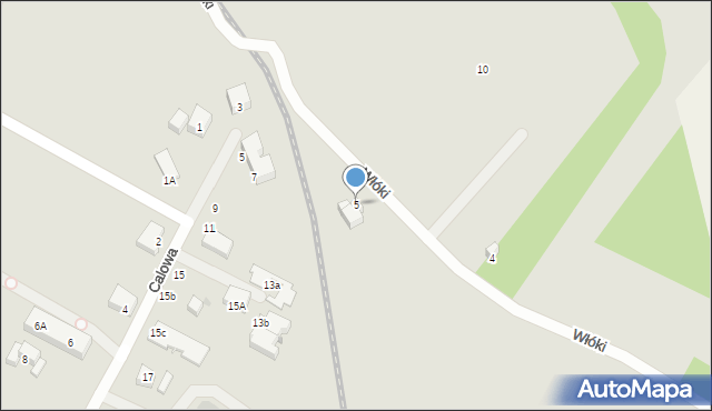 Warszawa, Włóki, 5, mapa Warszawy