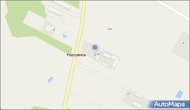 Wisznice, Włodawska, 11, mapa Wisznice