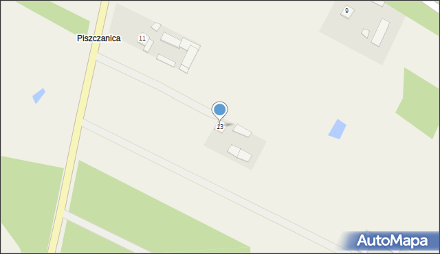 Wisznice, Włodawska, 13, mapa Wisznice